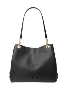 Michael Kors Borsa tote Kensington grande in pelle martellata Nera - STANGA Pelletteria
