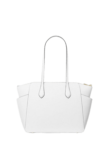 Michael Kors Borsa Tote Marilyn Media Saffiano Optich White - STANGA Pelletteria