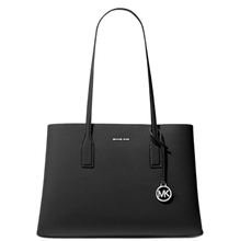 Carica l&#39;immagine nel visualizzatore di Gallery, Michael Kors Borsa Tote Ruthie Media In Saffiano Nera - STANGA Pelletteria
