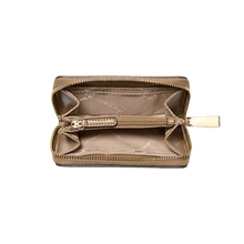 Carica l&#39;immagine nel visualizzatore di Gallery, Michael Kors Portacarte Zip - Around Jet Set Piccolo Husk Logato - STANGA Pelletteria
