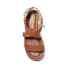 Carica l'immagine nel visualizzatore di Gallery, Michael Kors Sandalo Lynn Espadrille Luggage - STANGA Pelletteria
