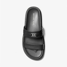 Carica l&#39;immagine nel visualizzatore di Gallery, Michael Kors Sandalo Mandy Basso Black - STANGA Pelletteria
