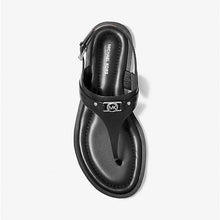 Carica l&#39;immagine nel visualizzatore di Gallery, Michael Kors Sandalo Mandy Infradito Black - STANGA Pelletteria

