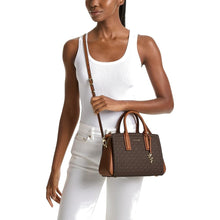 Carica l'immagine nel visualizzatore di Gallery, Micheal Kors Borsa A Mano Laila Small Logata Bronzo/Acorn - STANGA Pelletteria
