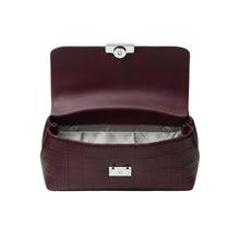Carica l'immagine nel visualizzatore di Gallery, Micheal Kors Borsa A Tracolla Tribeca Media Trapuntata Oxblood - STANGA Pelletteria
