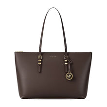 Carica l'immagine nel visualizzatore di Gallery, Micheal Kors Borsa Tote Quinn Grande Chocolate - STANGA Pelletteria
