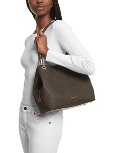 Micheal Kors Kensington Grande Con Logo Bronzo Ghianda - STANGA Pelletteria