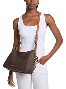Micheal Kors Nolita Media Con Logo Bronzo Ghianda - STANGA Pelletteria