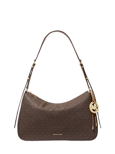 Micheal Kors Nolita Media Con Logo Bronzo Ghianda - STANGA Pelletteria