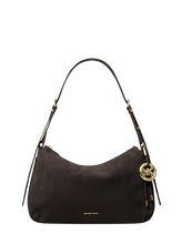 Carica l&#39;immagine nel visualizzatore di Gallery, Micheal Kors Nolita Media In Nabuk Cioccolato - STANGA Pelletteria
