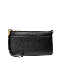Carica l&#39;immagine nel visualizzatore di Gallery, Micheal Kors Pochette Media Black - STANGA Pelletteria
