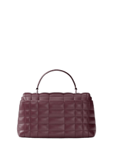 Carica l&#39;immagine nel visualizzatore di Gallery, Micheal Kors Tribeca Media In Pelle Trapuntata Rosso Scuro - STANGA Pelletteria
