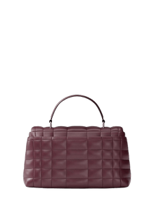 Micheal Kors Tribeca Media In Pelle Trapuntata Rosso Scuro - STANGA Pelletteria