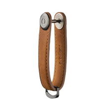 Carica l&#39;immagine nel visualizzatore di Gallery, Orbitkey Portachiavi Crazy Horse Chestnut Brown - STANGA Pelletteria
