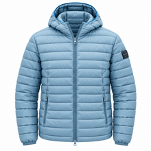 Carica l'immagine nel visualizzatore di Gallery, Piquadro Aero Quilt Piumino 100 Grammi Azzurro - STANGA Pelletteria
