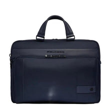 Carica l'immagine nel visualizzatore di Gallery, Piquadro Borsa Da Lavoro Porta Pc 15.6" Blu - STANGA Pelletteria
