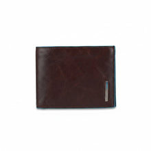 Carica l'immagine nel visualizzatore di Gallery, Piquadro Portafoglio Con Patta E Moneta RFID Blue Square Moro - STANGA Pelletteria
