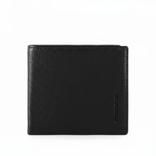 Carica l'immagine nel visualizzatore di Gallery, Piquadro Portafoglio Pelle Martellata Con Patta E Moneta Con RFID Nero - STANGA Pelletteria
