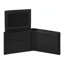 Carica l'immagine nel visualizzatore di Gallery, Piquadro Portafoglio Pelle Martellata Con Patta E Moneta Con RFID Nero - STANGA Pelletteria
