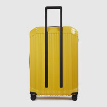 Carica l&#39;immagine nel visualizzatore di Gallery, Piquadro Trolley Grande A 4 Ruote Giallo - STANGA Pelletteria
