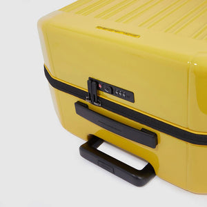 Piquadro Trolley Grande A 4 Ruote Giallo - STANGA Pelletteria