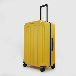 Piquadro Trolley Medio A 4 Ruote Giallo - STANGA Pelletteria