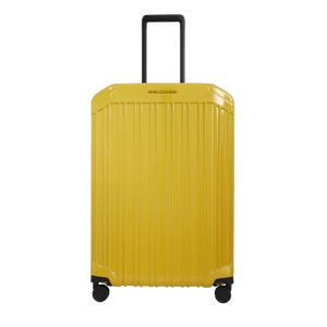 Piquadro Trolley Medio A 4 Ruote Giallo - STANGA Pelletteria