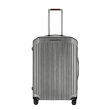 Carica l&#39;immagine nel visualizzatore di Gallery, Piquadro Trolley Medio Rigido a Quattro Ruote Nero Cuoio - STANGA Pelletteria
