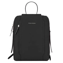 Carica l'immagine nel visualizzatore di Gallery, Piquadro Zaino Donna Circle Porta Pc 14" Nero - STANGA Pelletteria
