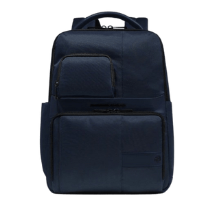 Piquadro Zaino Per Computer 14" Con Tasca per AirPods Blu - STANGA Pelletteria