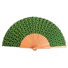 Carica l'immagine nel visualizzatore di Gallery, Popeline Ventaglio Vida Verde - STANGA Pelletteria
