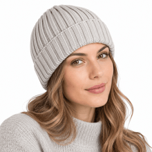 Carica l'immagine nel visualizzatore di Gallery, Riviera Berretto In Cashmere Costa 3 Silver - STANGA Pelletteria
