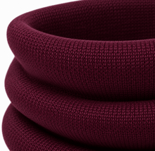 Carica l'immagine nel visualizzatore di Gallery, Riviera Collo In Cashmere Tubolare Prugna - STANGA Pelletteria
