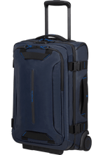 Carica l&#39;immagine nel visualizzatore di Gallery, Samsonite Borsone Ecodiver con ruote a doppio comparto 55 cm Blue Nights - STANGA Pelletteria
