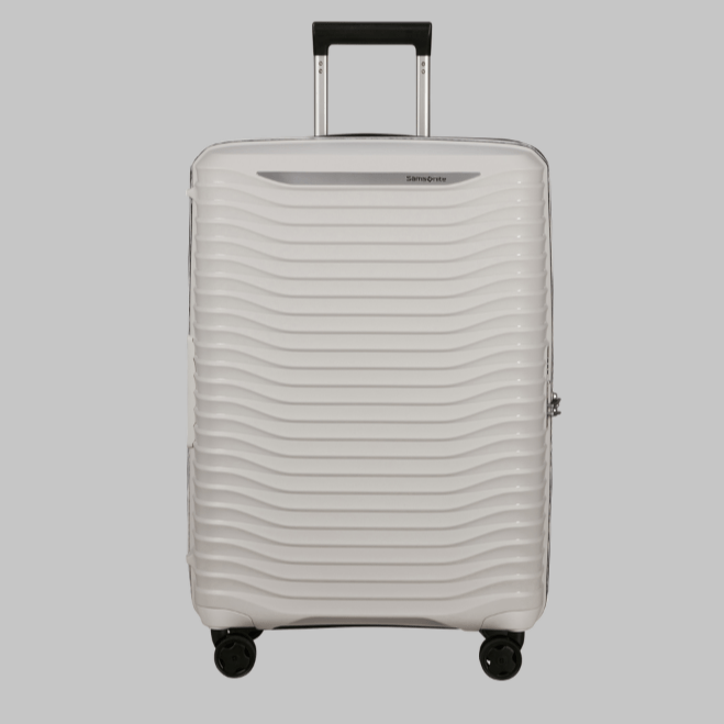 Samsonite Upscape Trolley Exp (4 ruote) 68cm Cloud White - STANGA Pelletteria