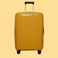 Carica l&#39;immagine nel visualizzatore di Gallery, Samsonite Upscape Trolley Exp (4 ruote) 68cm Yellow - STANGA Pelletteria
