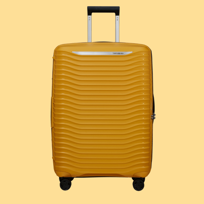 Samsonite Upscape Trolley Exp (4 ruote) 68cm Yellow - STANGA Pelletteria