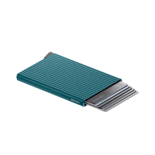Carica l'immagine nel visualizzatore di Gallery, Secrid Cardprotector Cardprotector Fluted Premium Teal - STANGA Pelletteria
