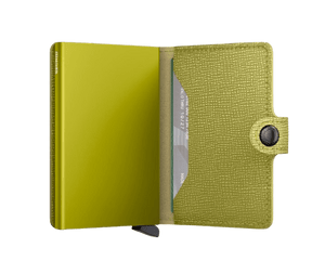Secrid Miniwallet Crisple Lime - STANGA Pelletteria