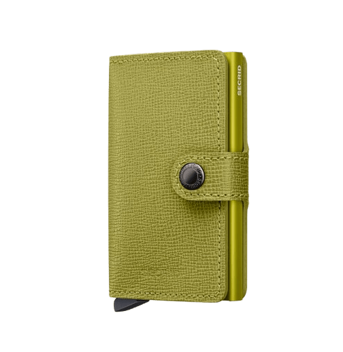 Secrid Miniwallet Crisple Lime - STANGA Pelletteria
