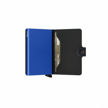 Carica l'immagine nel visualizzatore di Gallery, Secrid Miniwallet Matte Black - Blue - STANGA Pelletteria
