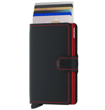 Carica l'immagine nel visualizzatore di Gallery, Secrid Miniwallet Matte Black - Red - STANGA Pelletteria
