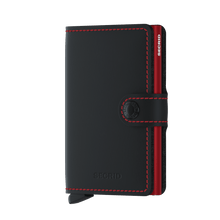 Carica l'immagine nel visualizzatore di Gallery, Secrid Miniwallet Matte Black - Red - STANGA Pelletteria
