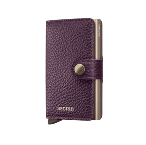 Secrid Miniwallet Pebble Grape - STANGA Pelletteria