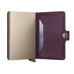 Secrid Miniwallet Pebble Grape - STANGA Pelletteria