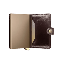 Carica l'immagine nel visualizzatore di Gallery, Secrid Miniwallet Premium Naplak Bottle Mahogany+ - STANGA Pelletteria
