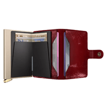 Carica l'immagine nel visualizzatore di Gallery, Secrid Miniwallet Premium Naplak Bottle Red+ - STANGA Pelletteria

