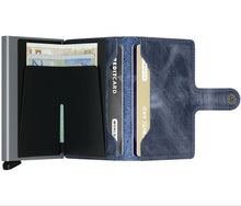 Carica l'immagine nel visualizzatore di Gallery, Secrid Miniwallet Vintage Blue - STANGA Pelletteria
