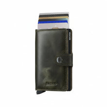 Carica l'immagine nel visualizzatore di Gallery, Secrid Miniwallet Vintage Olive - Black - STANGA Pelletteria
