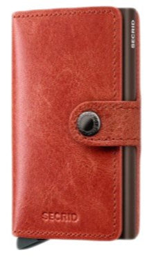 Secrid Miniwallet Vintage Orange - STANGA Pelletteria